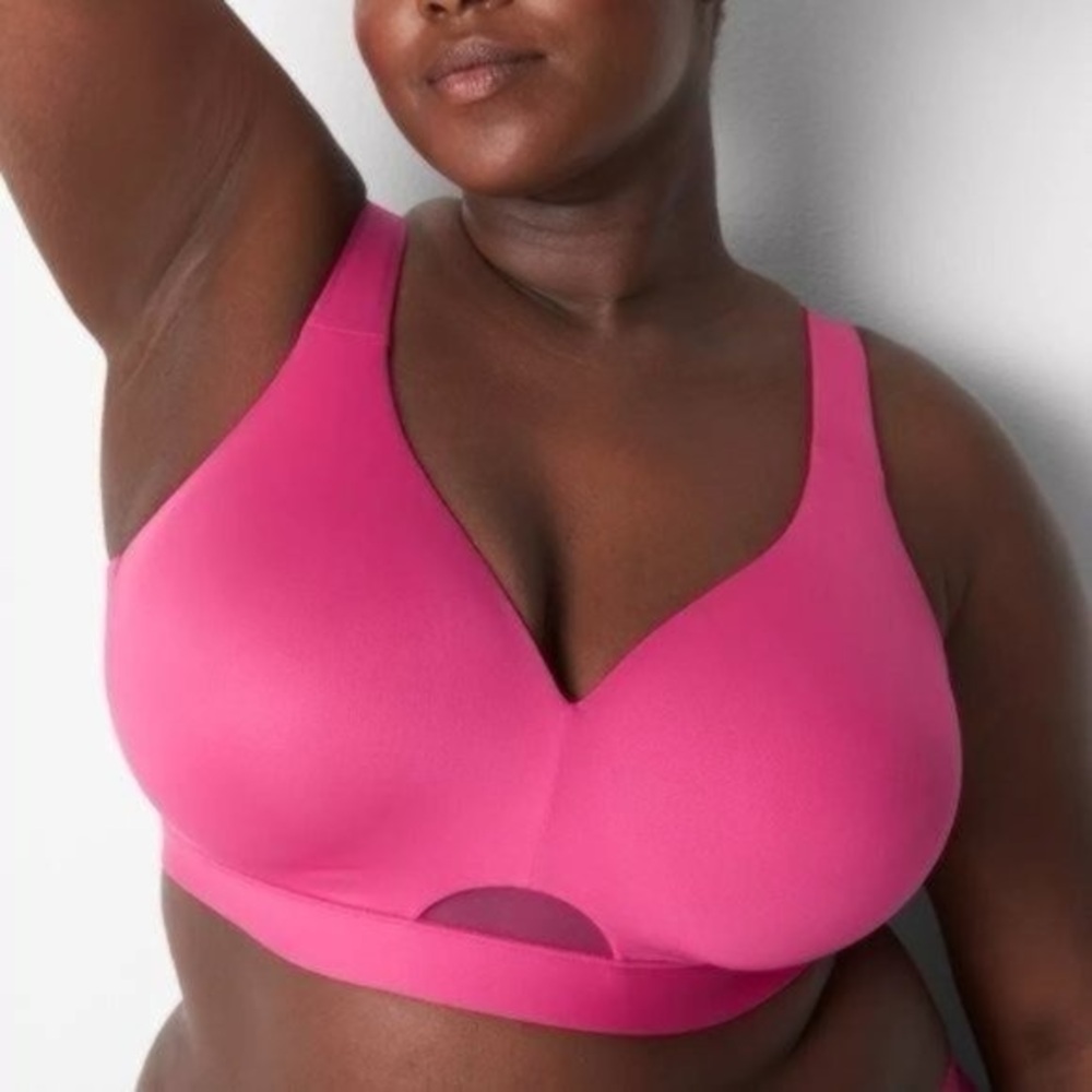 Cacique Comfort Bliss Hot Pink Bra Size 40DDD